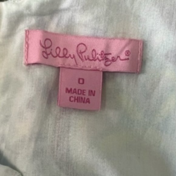 Lilly Pulitzer Delia shift dress size 0 blue green - Picture 11 of 11